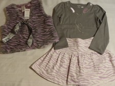 Gymboree Fashion Star Size 6 Shirt Skort 5-6 Vest Outfit NWT