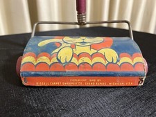 Antique Children  s Toy Set - Bissel Brand Sweeper, Broom  Iron