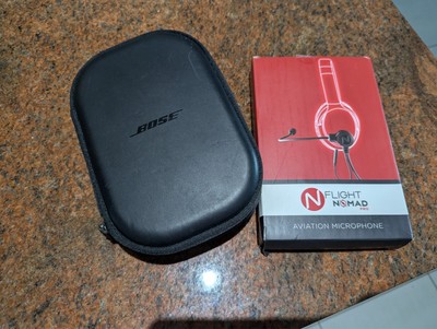 Bose noise cancel qc35 2 + Nflight microphone PRO pilot headset