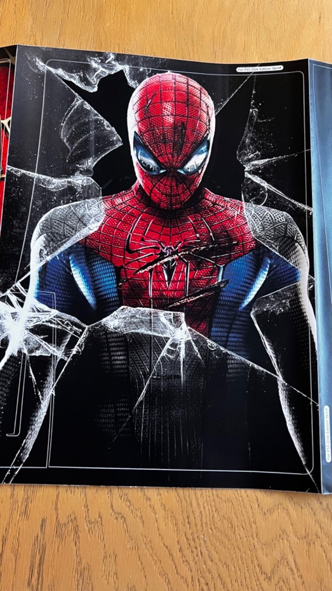 PS5 Spider-Man Protector Disk Edition Skin Decal Vinyl Wrap