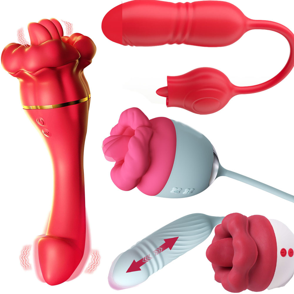 Rosy-Licking-Vibrator-Nipple-Clit-Licking-Women-Rechargeable-Toy-use Lubricants