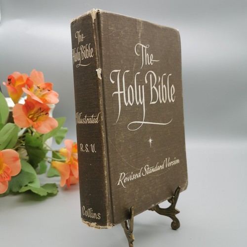 The Holy Bible Vintage 1971 Edition RSV Illustrated Collins. 70s Bible. - Picture 5 of 10