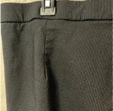 Briggs NY Plus Size 18W Stretch Gray Tweed Dress Slack Pants Work Office Grey 18