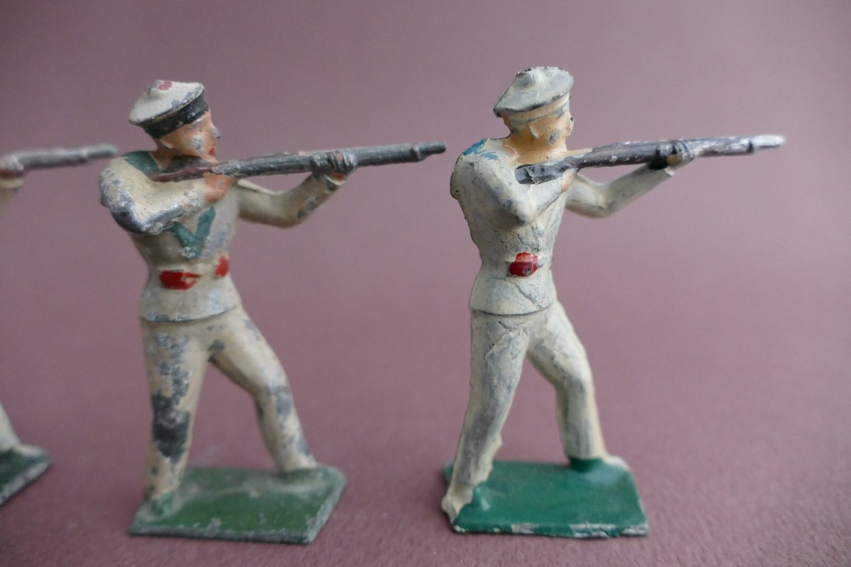 Plomb creux 4 marins de la Marine Française WWI | UK