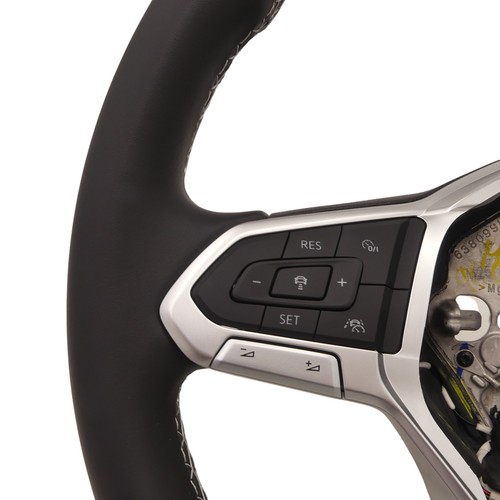 Multifunktionslenkrad Lenkrad heizbar ACC Travel Assist VW Tiguan Allspace Leder - Bild 4 von 7