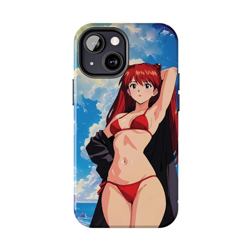 Kawaii Asuka Waifu Tough Phone Case Anime Manga Protective Cover Evangelion Geek - Picture 56 of 132