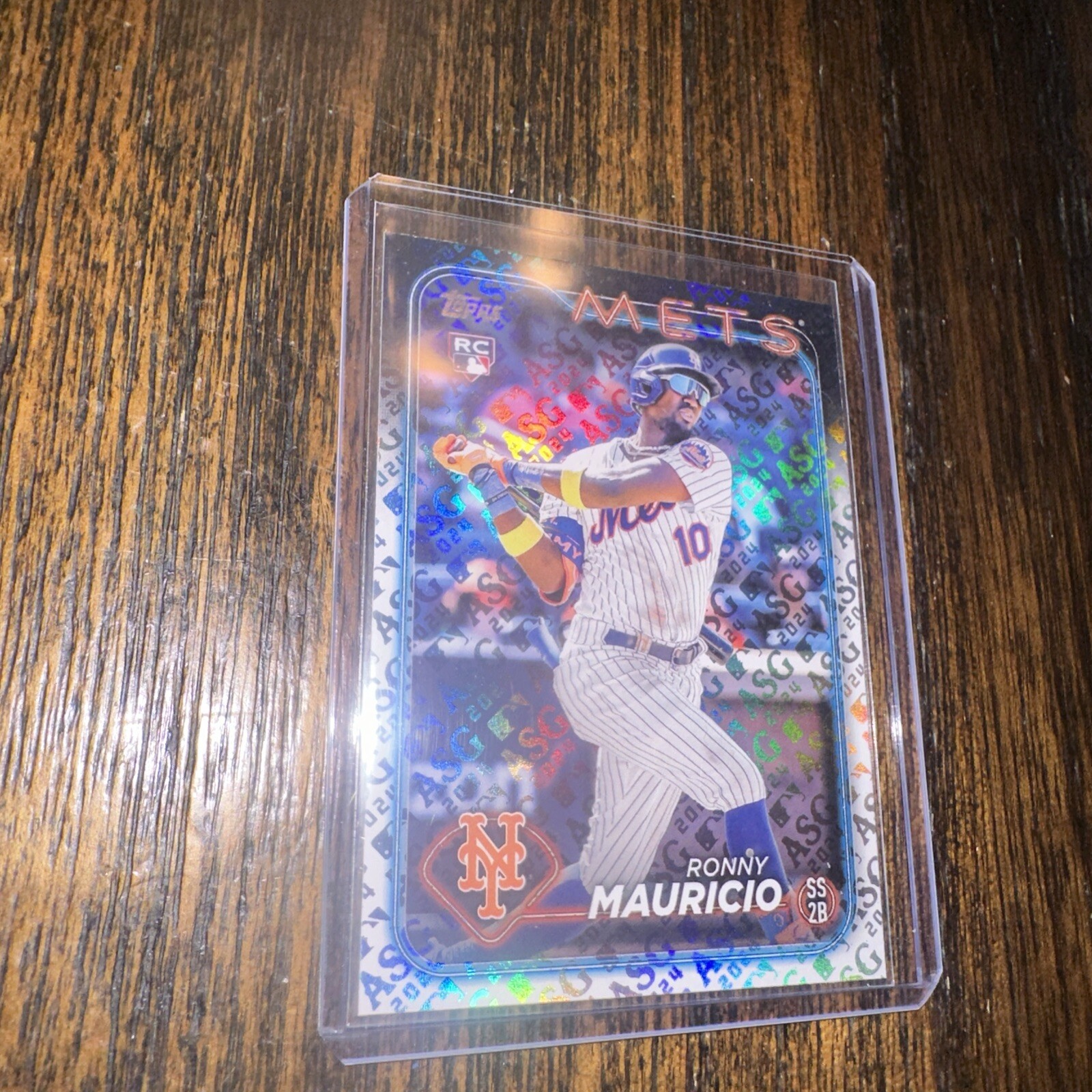 2024 Topps All-Star Game Baseball #224 Ronny Mauricio RC ASG Foil New York Mets