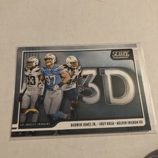 2020 Score 3D Derwin James / Joey Bosa / Melvin Ingram Chargers