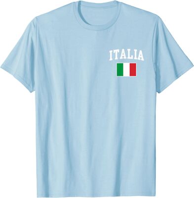 Italia Flag Italy Italian Italiano Family Country Unisex T-Shirt