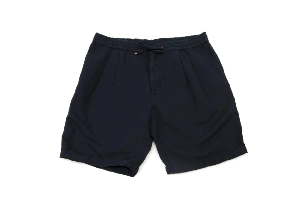 NWT Brunello Cucinelli Men's Drawstring Cuffed Leg Bermuda Shorts  A248