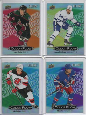 2024-25 UD Allure Color Flow ** You Pick ** Red Orange Yellow Green ...