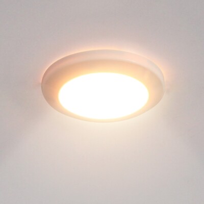 Facon 3'' LED 2PKS 12V RV Ceiling Puck Light Caravan Camper Touch Dimmable 2CCT