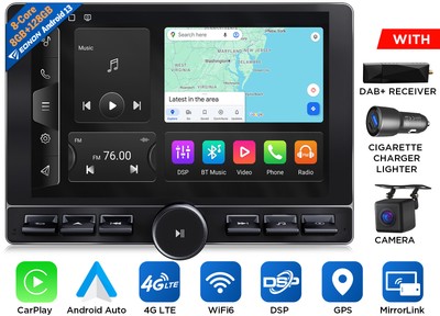 KAM+DAB+ Eonon UX6K PRO MAX 10,1'' Android 13 8+128 Autoradio Navi CarPlay 2 DIN
