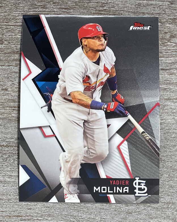 Yadier Molina 2018 Topps Finest Cardinals #24  *A503*