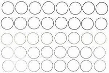 Premiumium Piston Rings  Mahle Original  41497CP