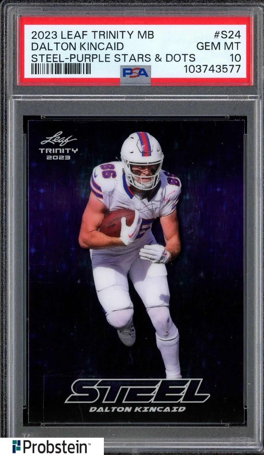 Dalton Kincaid Leaf Trinity Mega Box Steel #S24 Purple Stars & Dots