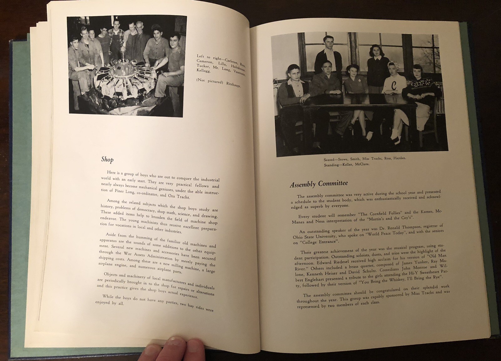 The Spy 1947 Galion High School Yearbook Annual Galion, Ohio (OH) eBay