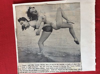 m2x ephemera 50er Jahre Bild Shirley Ann Field Jackie Curtis 