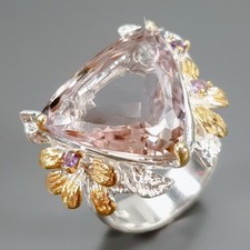 Gemstone ring 22 ct Natural Ametrine Ring 925 Sterling Silver Size 8 /R436584