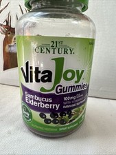 21St Century Vitajoy Sambucus Elderberry 100 Mg Gummies Berry 60ct. Exp.09/26