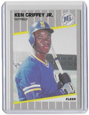 1989 Fleer Baseball - Ken Griffey Jr  #548  ROOKIE CARD  Seattle Mariners
