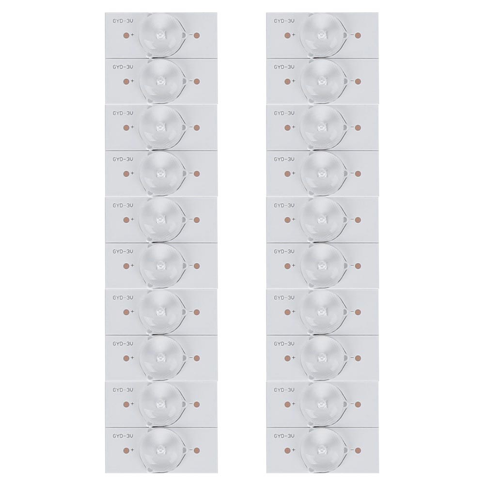 3V SMD Lamp Beads With Fiberglass Board Concave Lens Fliter Strips For LED TV UK