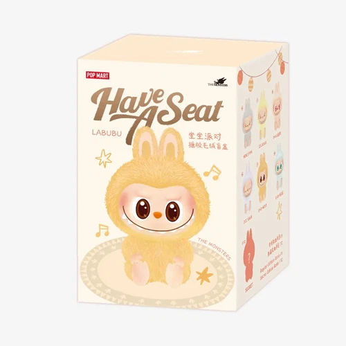 Pop Mart the Monsters Have a Seat Labubu Vinyl Plush Blind Box