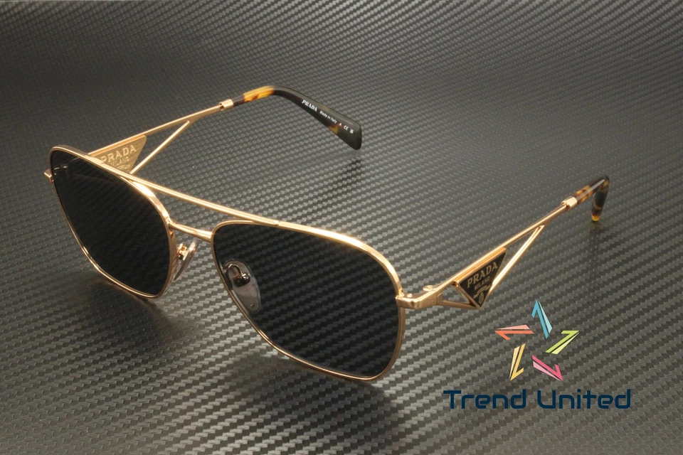 普拉达 PR A50S SVF09T 玫瑰金深灰色 59 毫米女式太阳镜 — 第 2/4 张图片