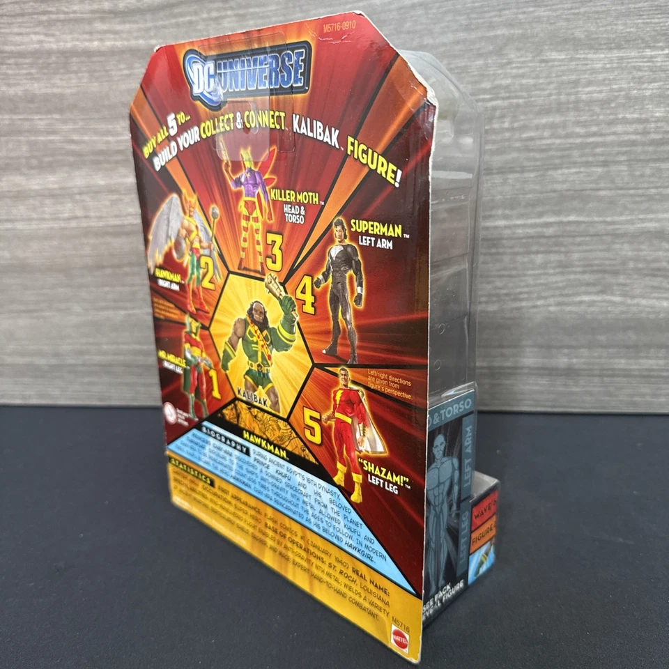 Figura de acción DC Universe Classics Hawkman 6" Wave 6 Figura 2 BAF Kalibak Mattel Foto 4 de 4