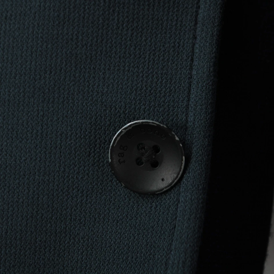 Тряпка и кости NWD хлопок смесь Ахиллес вязаный спортивное пальто / блейзер размер 42 США в синий - Изображение 3 из 4