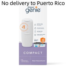 Diaper Genie Compact - Pail  165ct Refill, White  