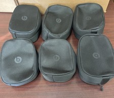 Lot Of 6 Beats by Dre Studio Pro Solo 4 Black Headphones Soft Carry Case Pouch