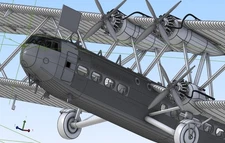 Handley Page HP.42W 3D data set for 1/48 scale