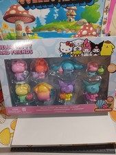 BRAND NEW HELLO KITTY AND FRIENDS SMALL FIGURINES SET OF 16 PIECES TROPICAL...