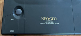 SNK Neo Geo MAX 330 MEGA AES Console Black With Adapter & Cable Tested Used
