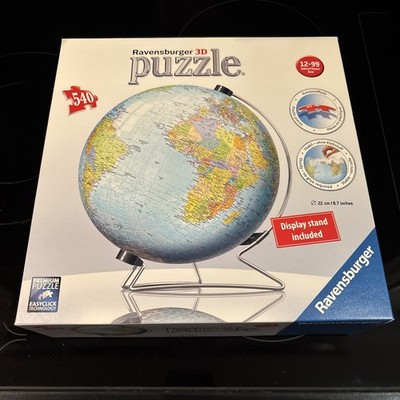 Ravensburger 540 Stück 3D Weltkugel Puzzle mit Ständer Erwachsene und Kinder