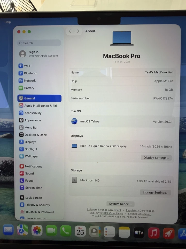 Apple MacBook Pro 14" M1 Pro · 16GB · 2TB, photo 2 of 5