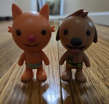 2 Sago Mini Rare HTF Jinga Harvey Figurines Farmer Cake Toppers Action Figure