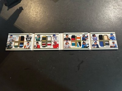 2020 National Treasures Baseball 16 Player Game-Used Rookie Relics /25 MUST SEE!