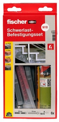 Fischer FIS VS 300 T SBS Set M10 Injektionsmörtel Schwerlast-Set-Befestigungsset