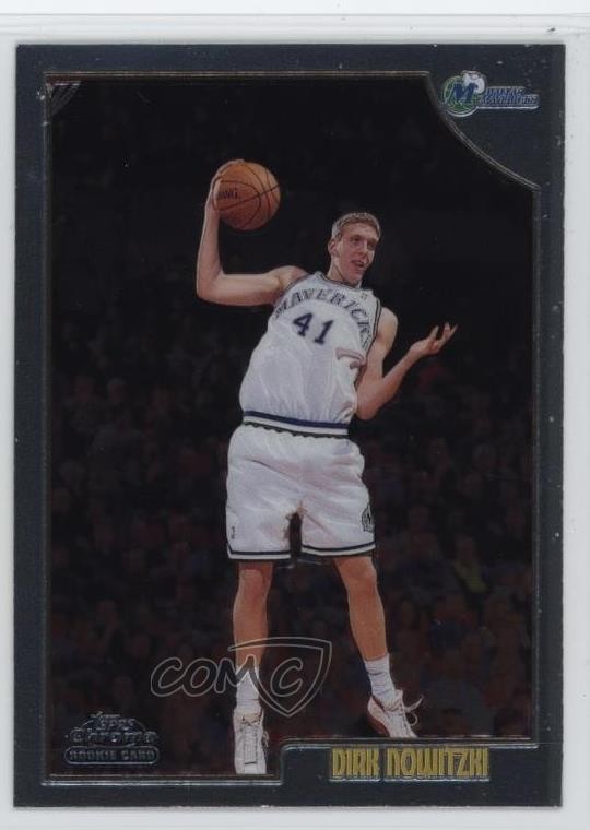1998-99 Topps Chrome Dirk Nowitzki #154 HOF 1j1o