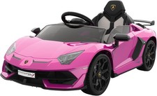 Licensed Lamborghini 12V Kids Ride-On Car W/ Parent Remote Control, for Ages 3-8