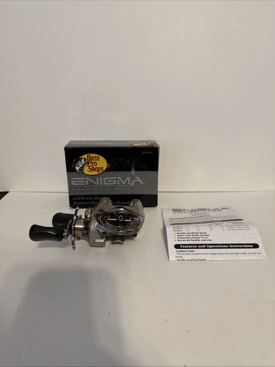 bass pro shops enigma baitcasting reel Chaos CNC for Saltwater & Freshwater Fishing Black&Gold / Right Hand Youll like the pin NOS Bass Pro Shops Enigma