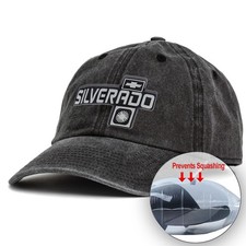 Vintage Washed Baseball Cap Chevrolet Silverado Unisex Dad Hat Adjustable