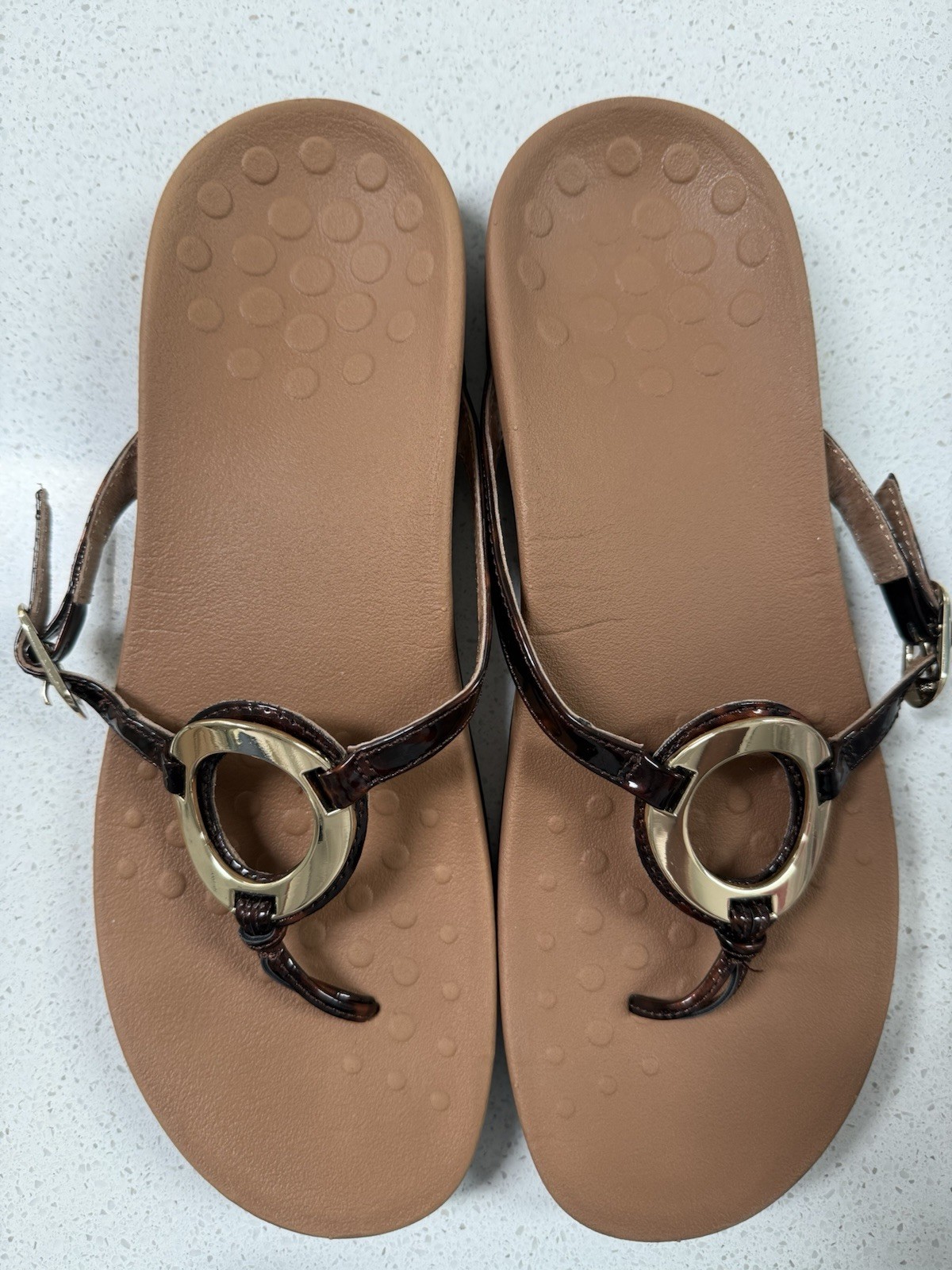 Vionic Karina Backstrap Slip-on Sandal, Brown Tor… - image 1