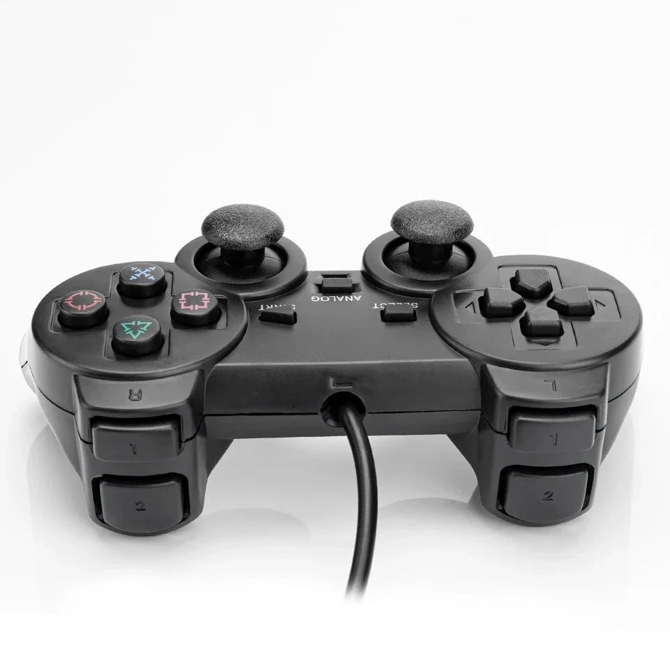 Controller für PS2 PlayStation 2 Konsole Dual Vibration Kabelgebunden Gamepad - Bild 4 von 4