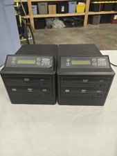 2 ZipSpin D121-L-S C-121-PRO CD DVD Disc Duplicator Copier Burner w Manual