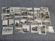 Navy Military Photographs Snapshots Lot 30 '50s Planes Boats Jeep Base Life