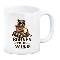 Kaffeebecher WaschbäR Kaffee - Kaffeetasse Mit Dampfendem Becher Mit Spruch: