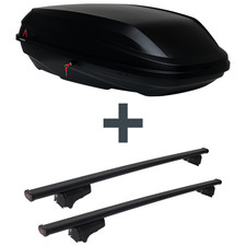 Dachbox G3 BiCube 400+ + Dachträger G3 Clop für Audi 80 Avant Typ 8C/B4 NEU